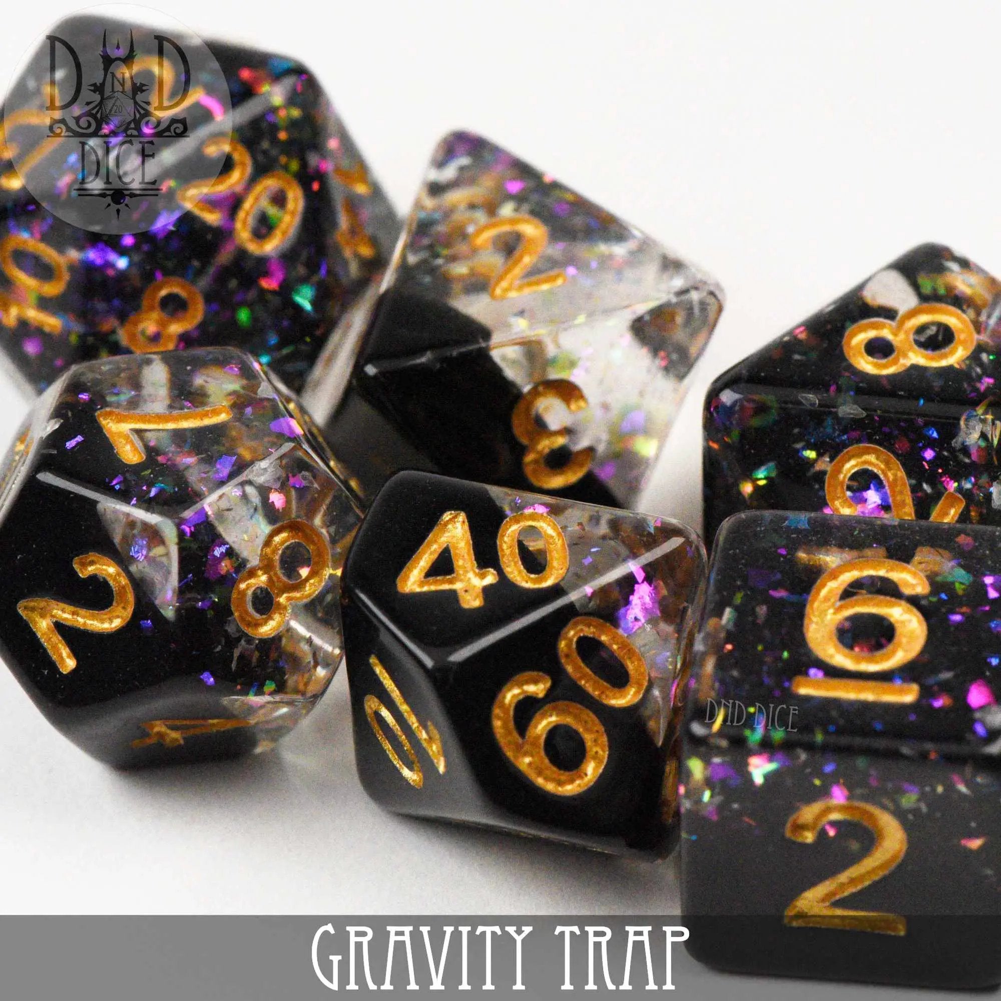 Gravity Trap Dice Set by DNDDICE.COM