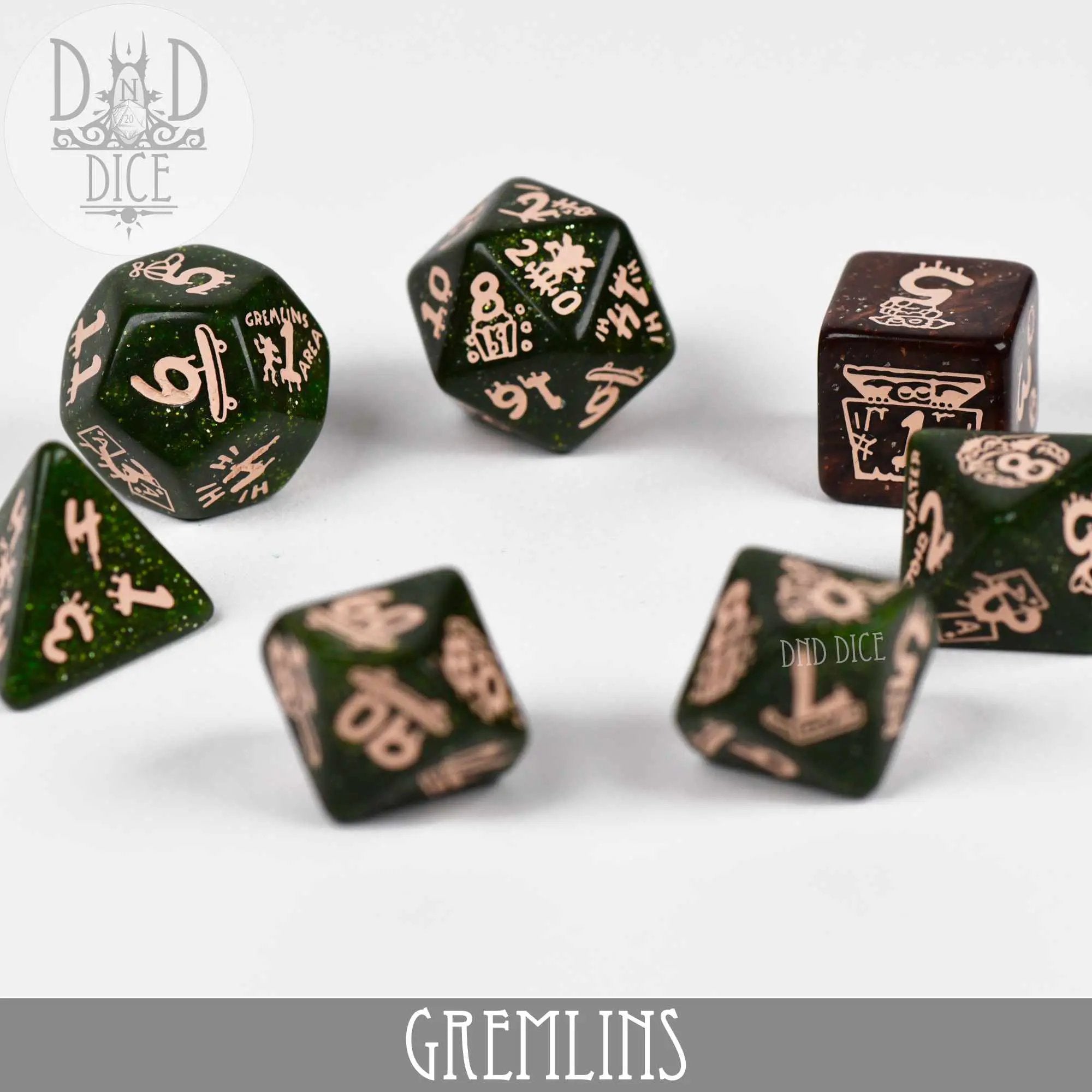 Gremlins Dice Set by DNDDICE.COM
