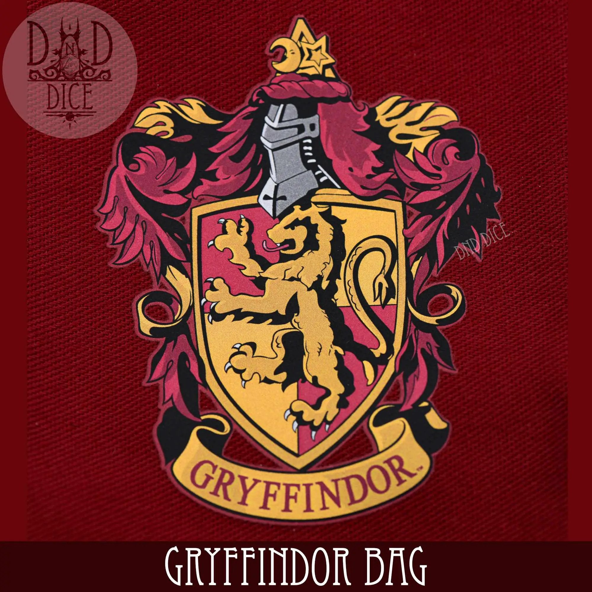 Harry Potter - Gryffindor Dice Bag & 5D6 by DNDDICE.COM
