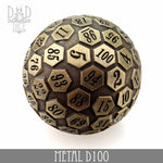 Metal D100 (4 Colors) by DNDDICE.COM