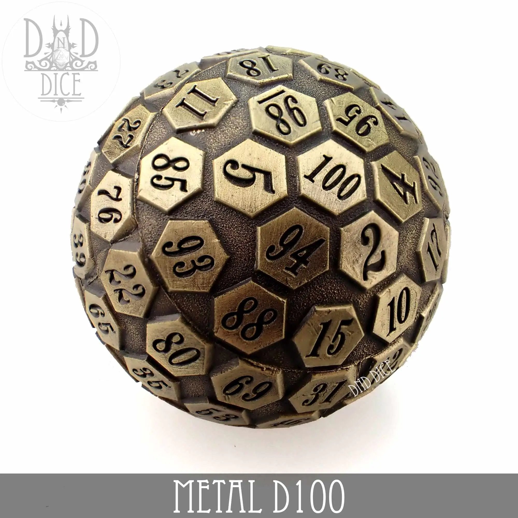Metal D100 (4 Colors) by DNDDICE.COM