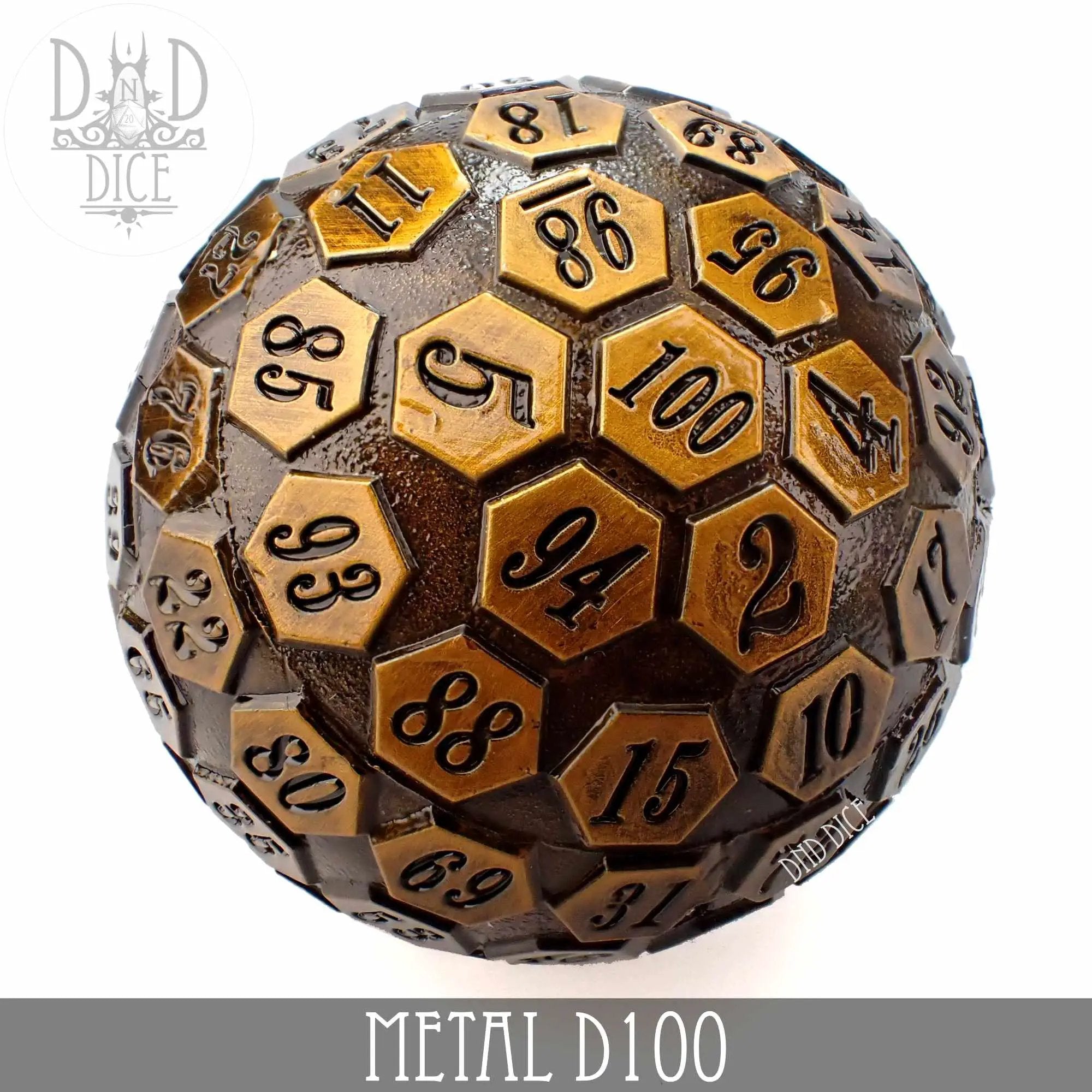Metal D100 (4 Colors) by DNDDICE.COM