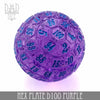 Hex Plate D100 Purple With Blue(45mm) by DNDDICE.COM