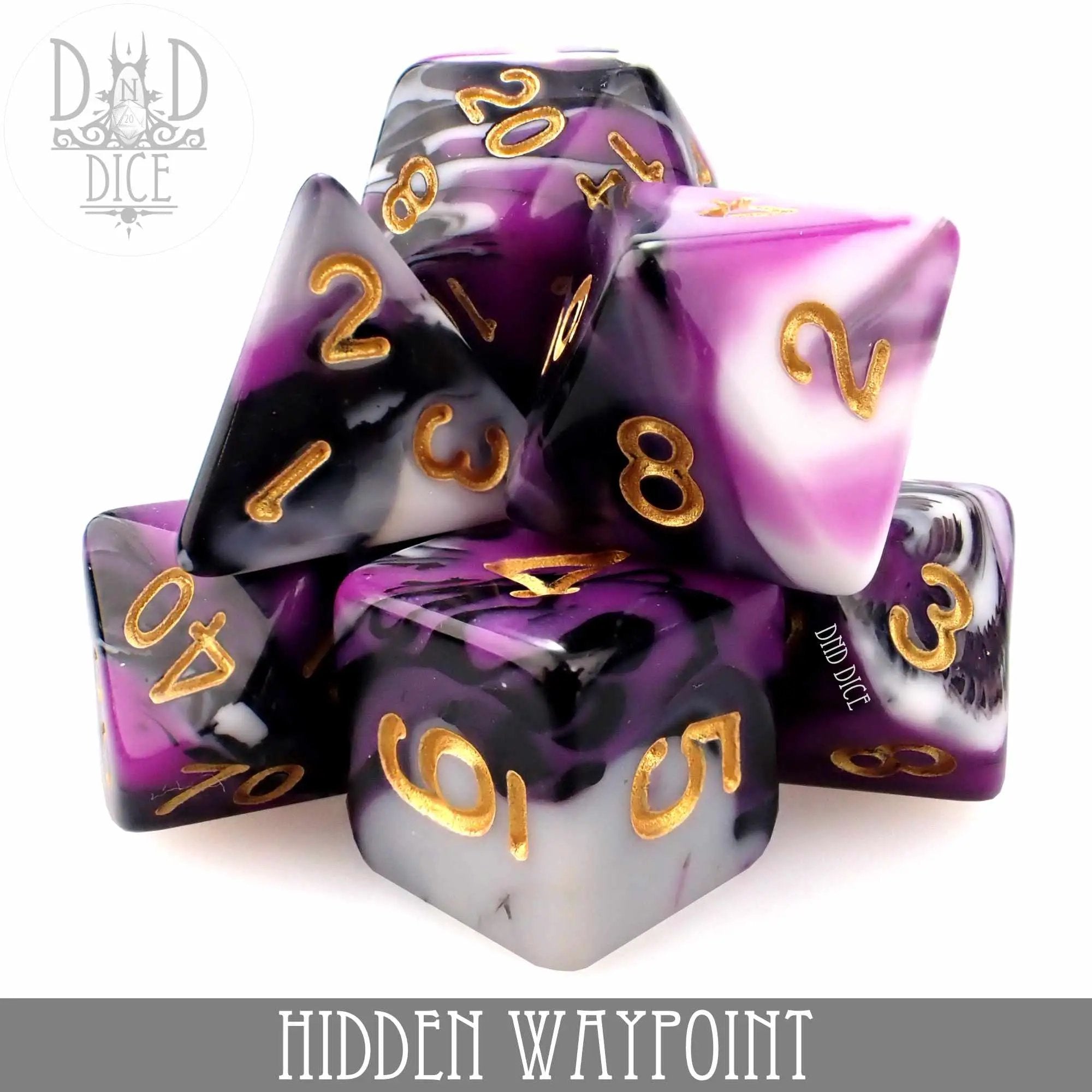 Hidden Waypoint Dice Set by DNDDICE.COM