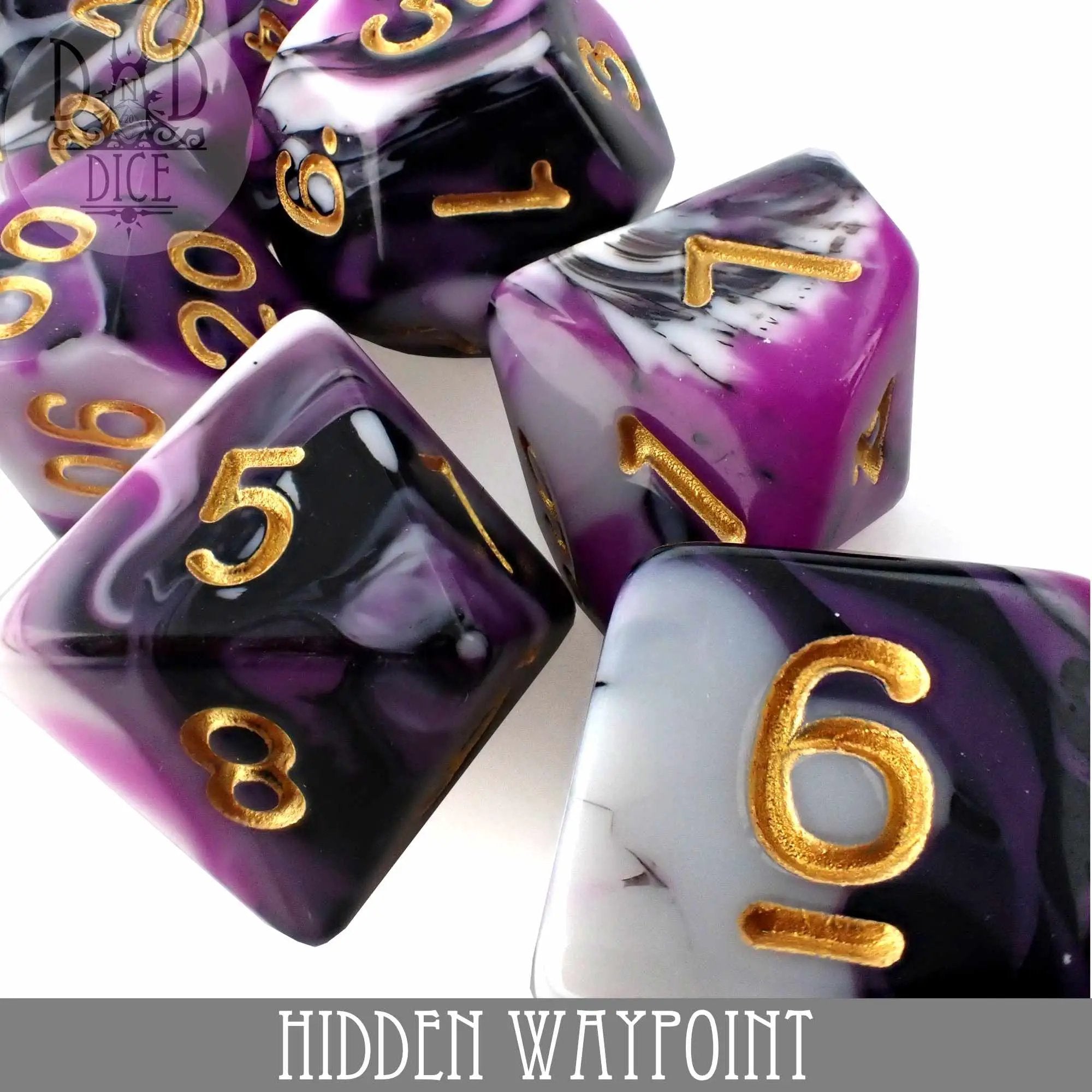 Hidden Waypoint Dice Set by DNDDICE.COM