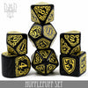 Harry Potter - Hufflepuff Dice Set by DNDDICE.COM