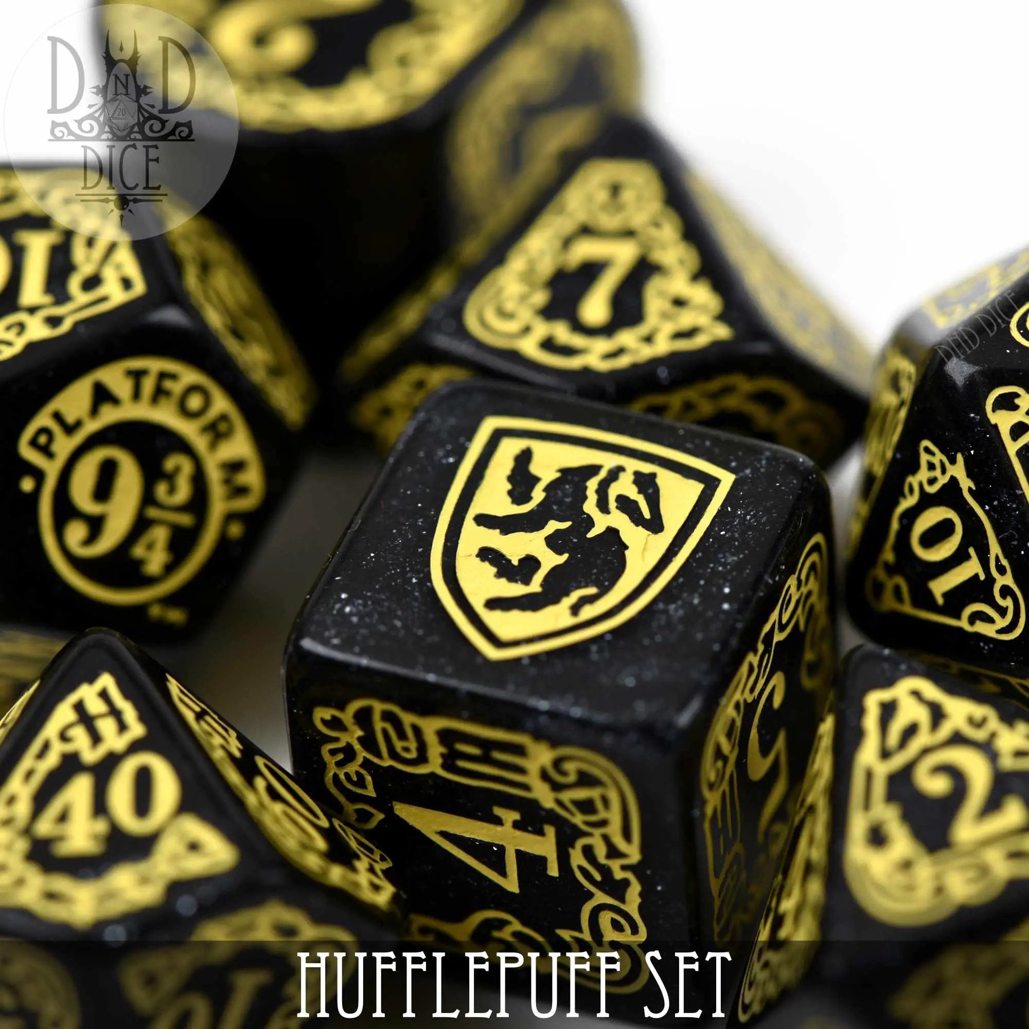 Harry Potter - Hufflepuff Dice Set by DNDDICE.COM