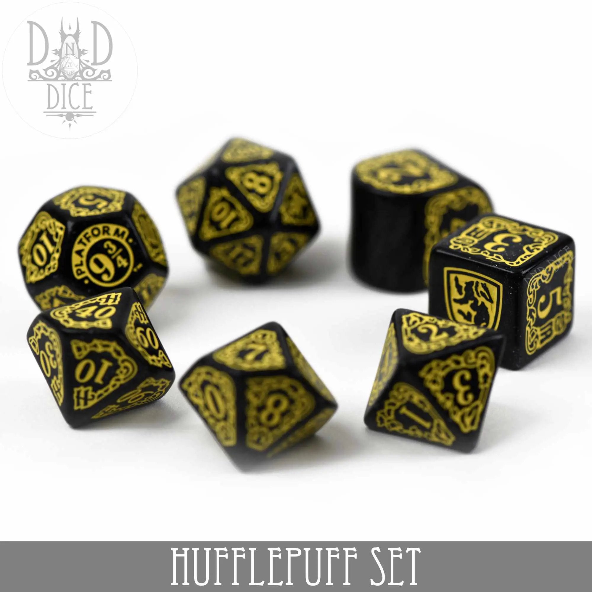 Harry Potter - Hufflepuff Dice Set by DNDDICE.COM