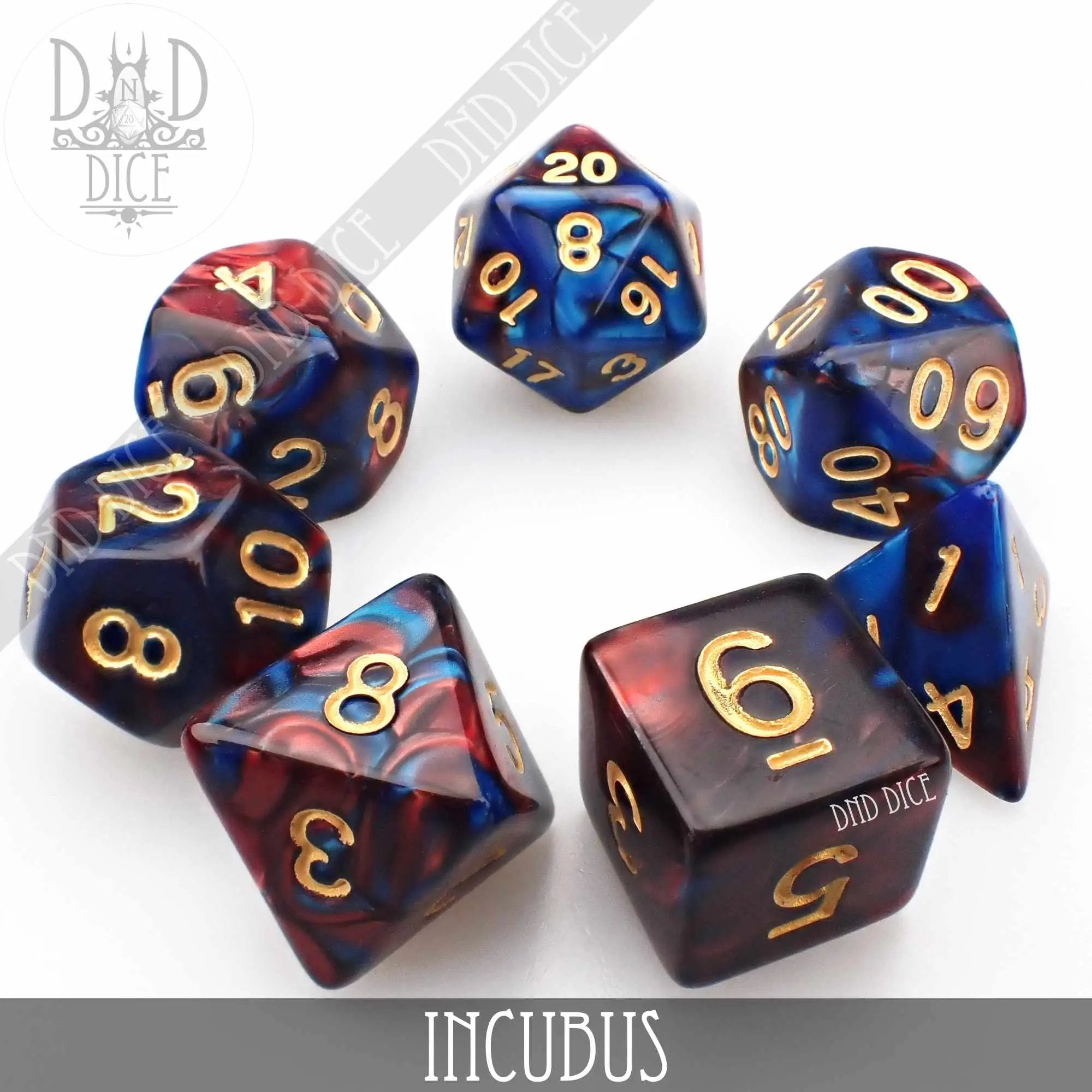 Incubus Dice Set by DNDDICE.COM