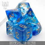 Interstellar Ocean Dice Set by DNDDICE.COM