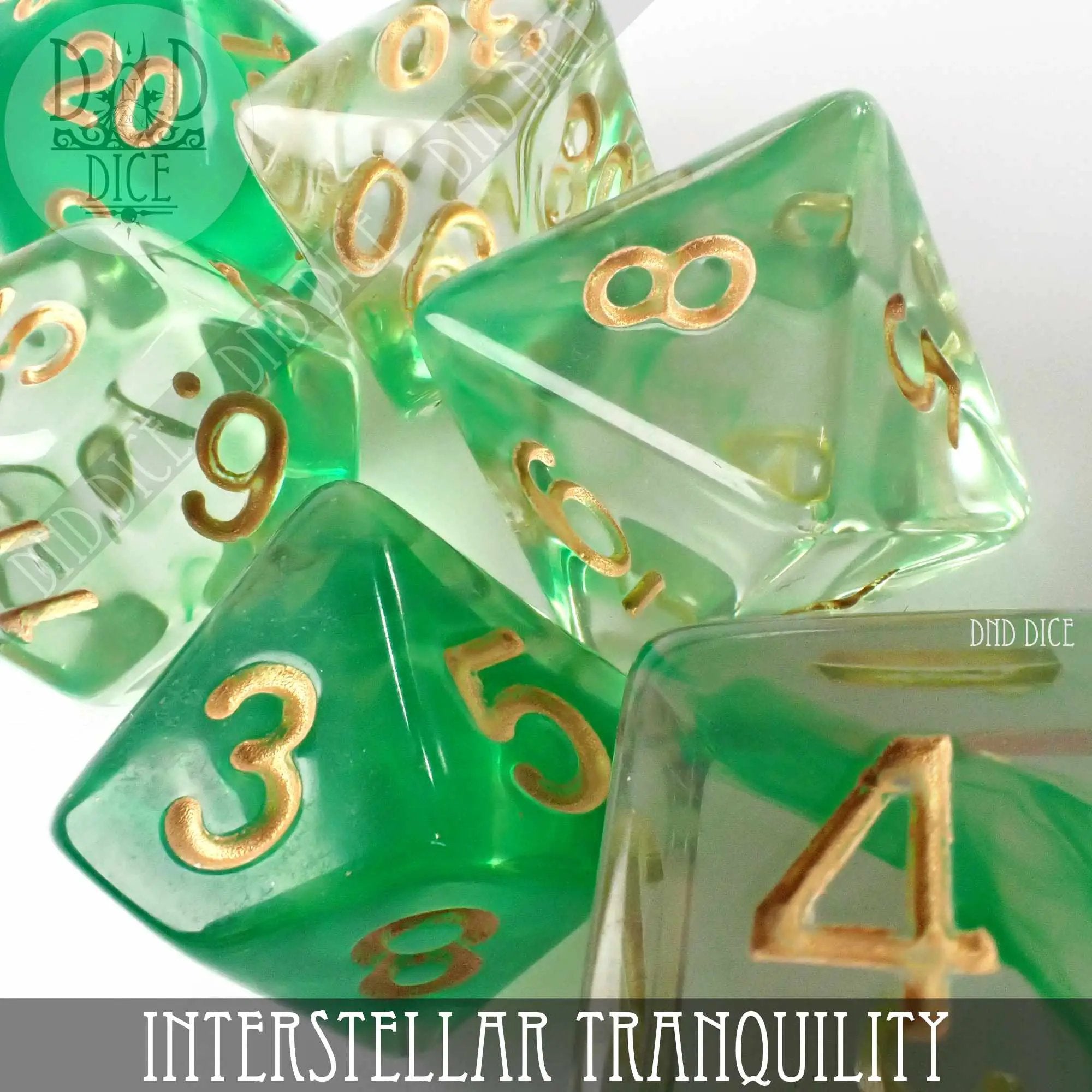 Interstellar Tranquility Dice Set by DNDDICE.COM