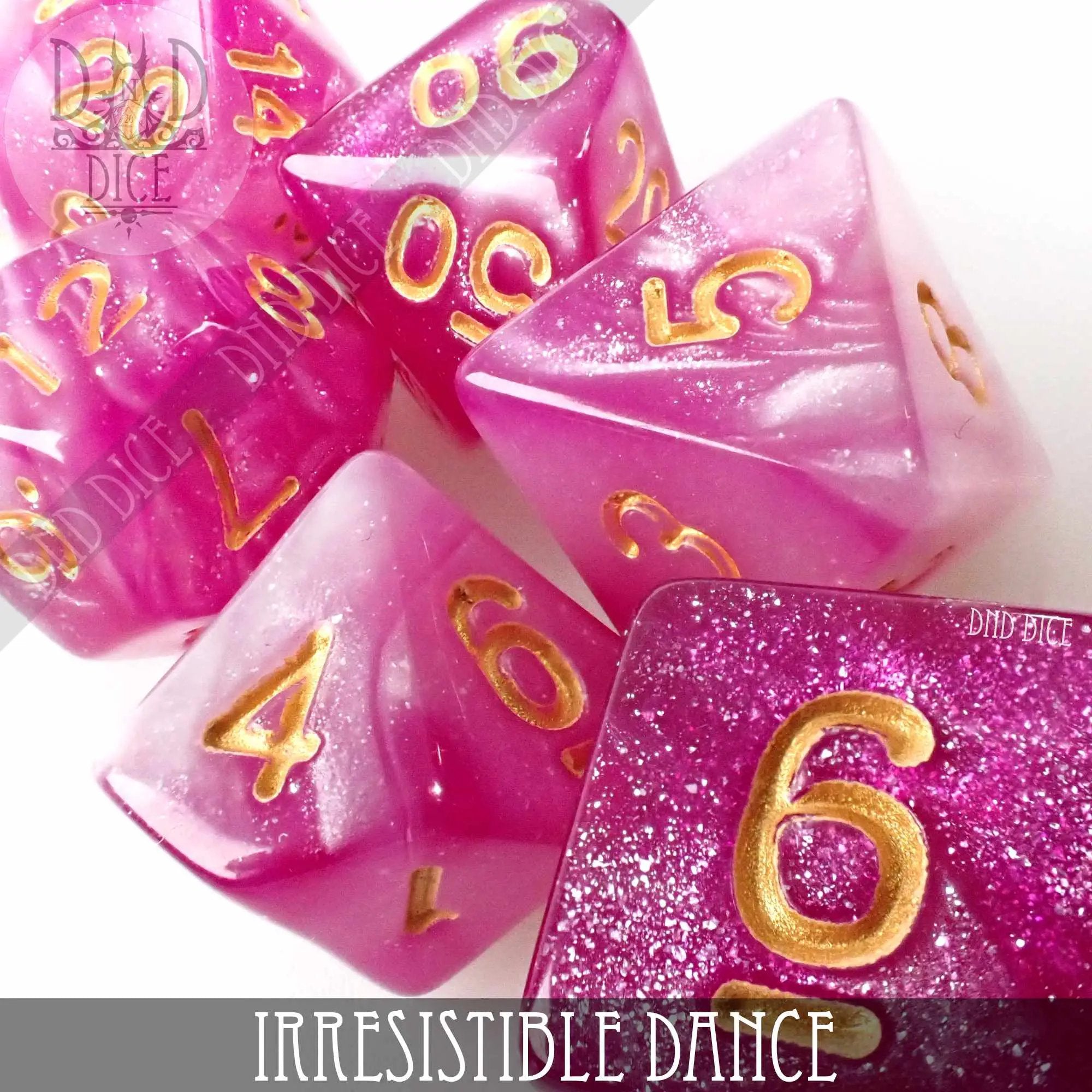 Irresistible Dance Dice Set by DNDDICE.COM