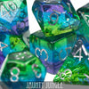 Jaunty Jungle Dice Set by DNDDICE.COM