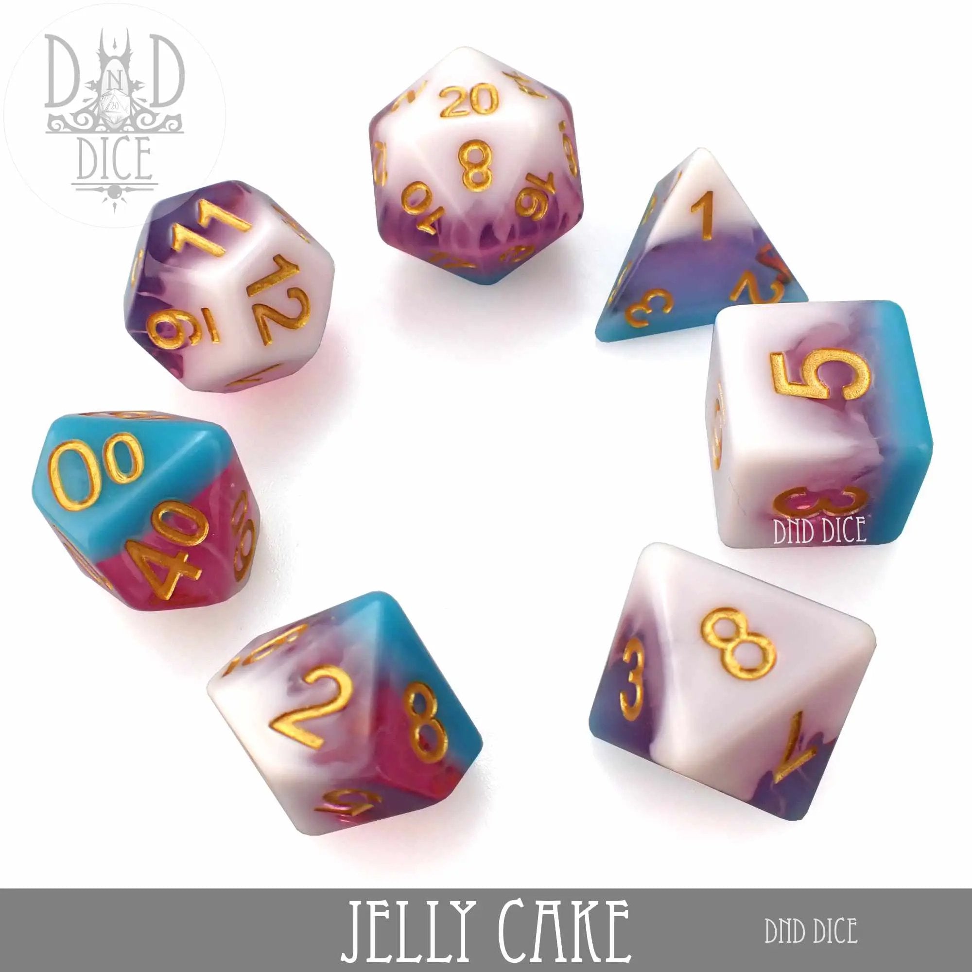 Jelly Cake Dice Set by DNDDICE.COM