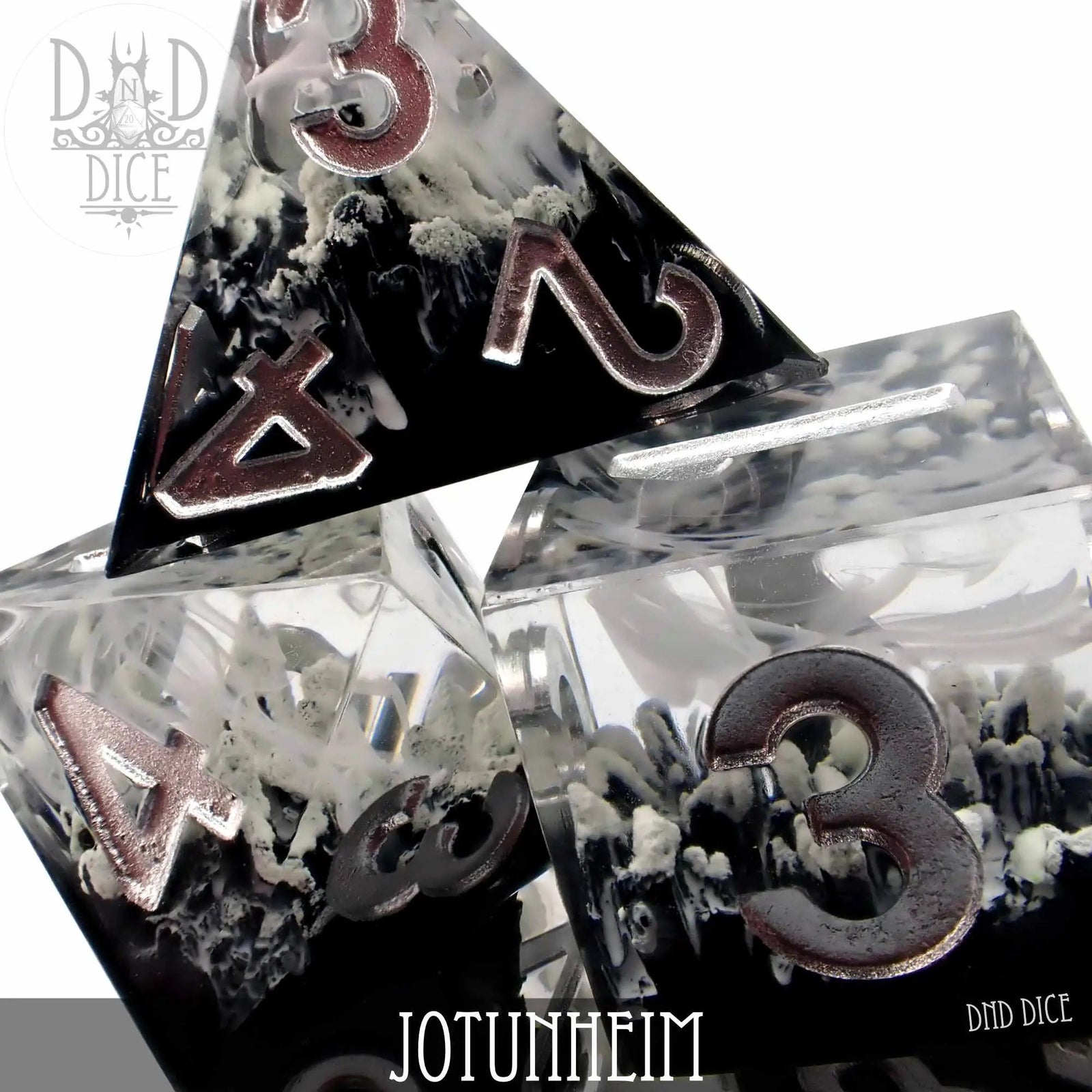 Jotunheim Handmade Dice Set by DNDDICE.COM