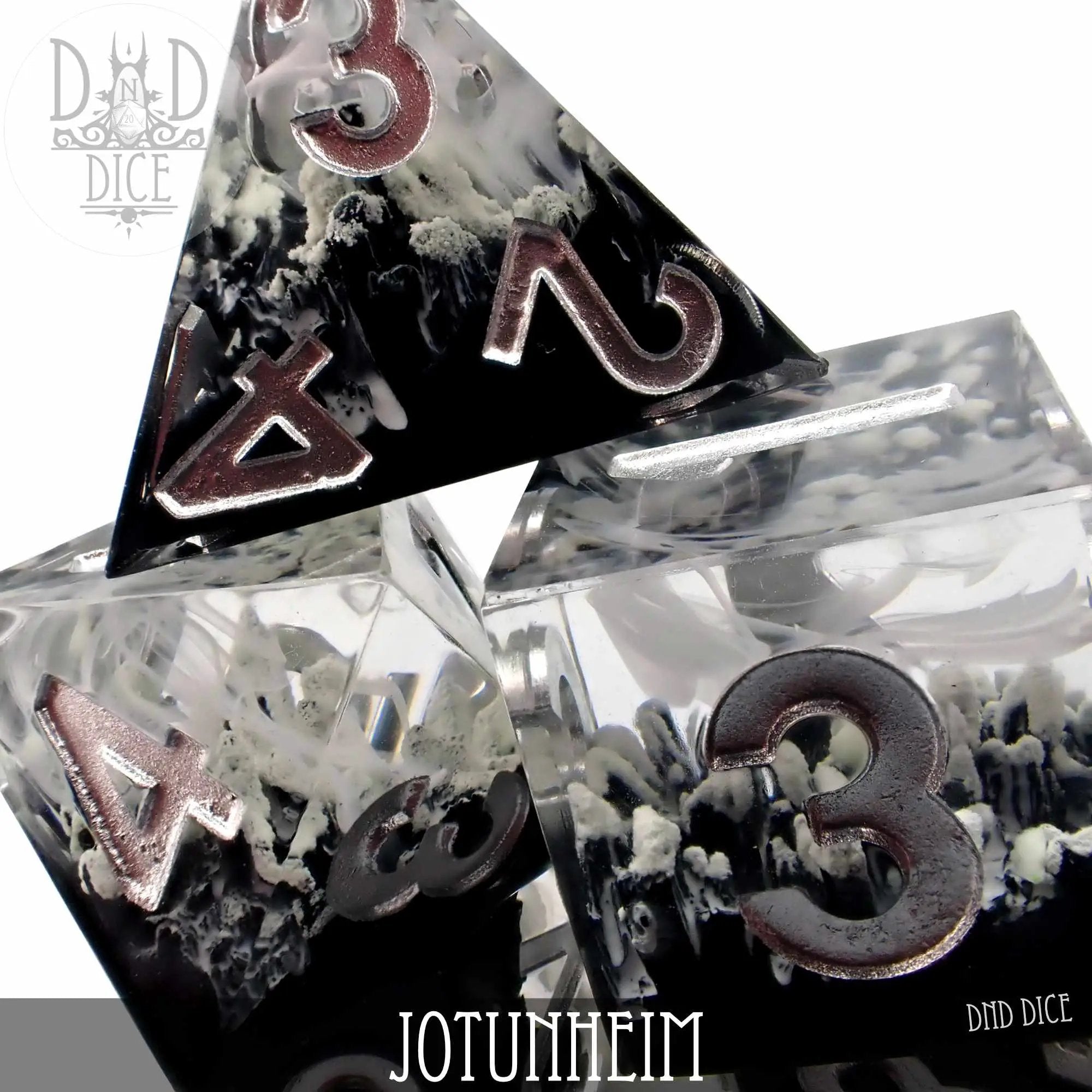 Jotunheim Handmade Dice Set by DNDDICE.COM