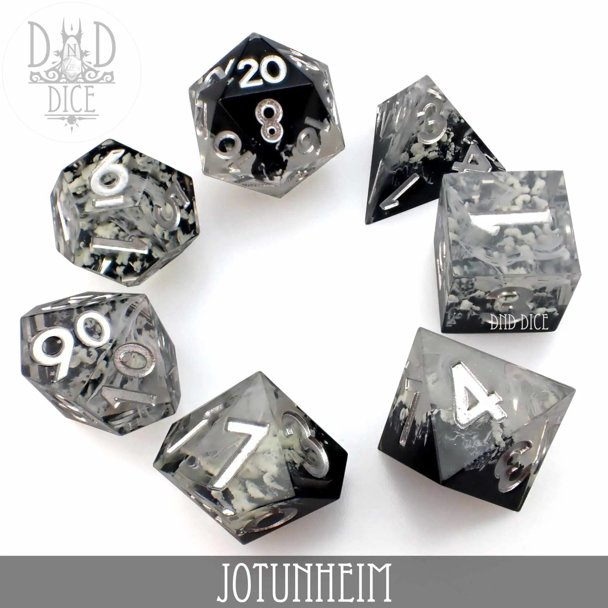 Jotunheim Handmade Dice Set by DNDDICE.COM