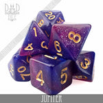 Jupiter Galaxy Dice Set by DNDDICE.COM