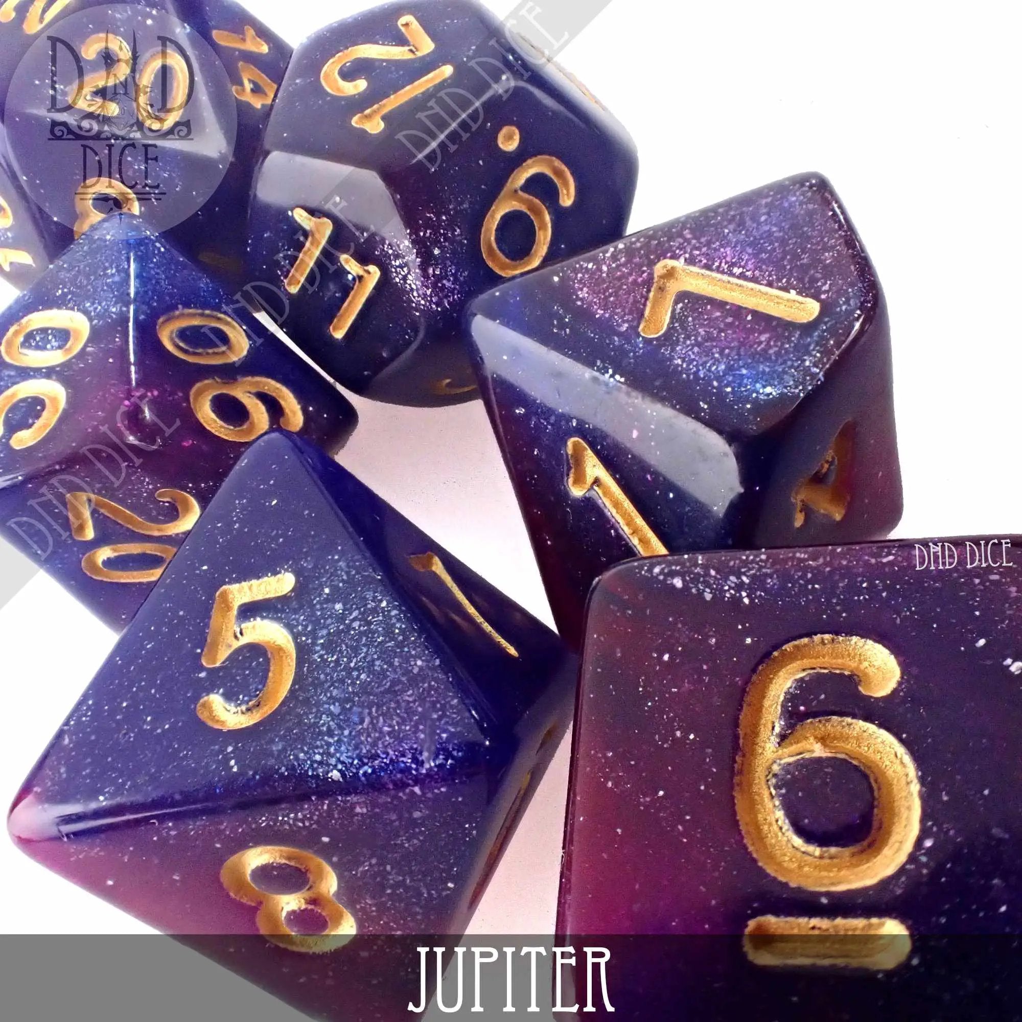 Jupiter Galaxy Dice Set by DNDDICE.COM