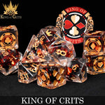 King of Crits 11 Dice Set by DNDDICE.COM