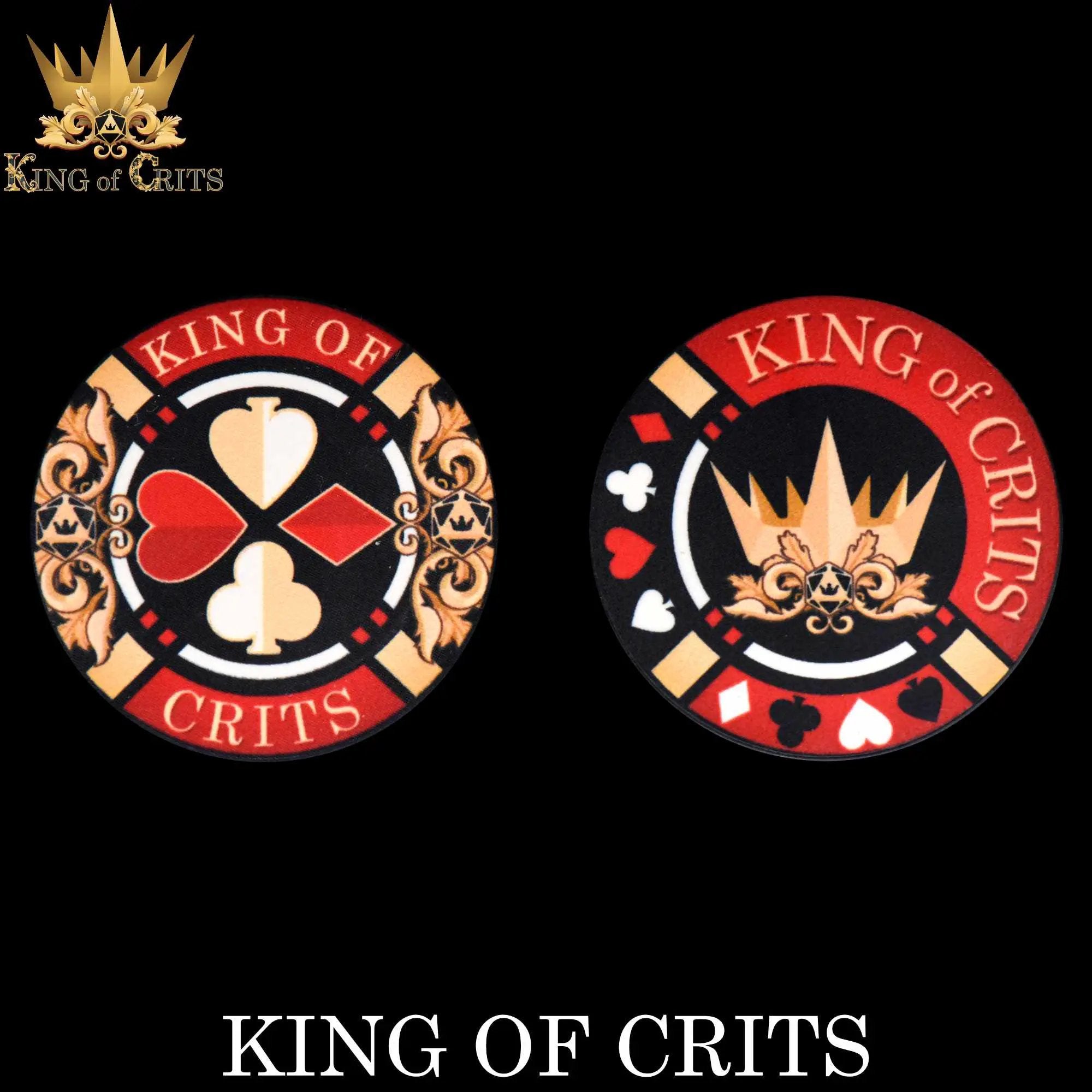 King of Crits 11 Dice Set by DNDDICE.COM