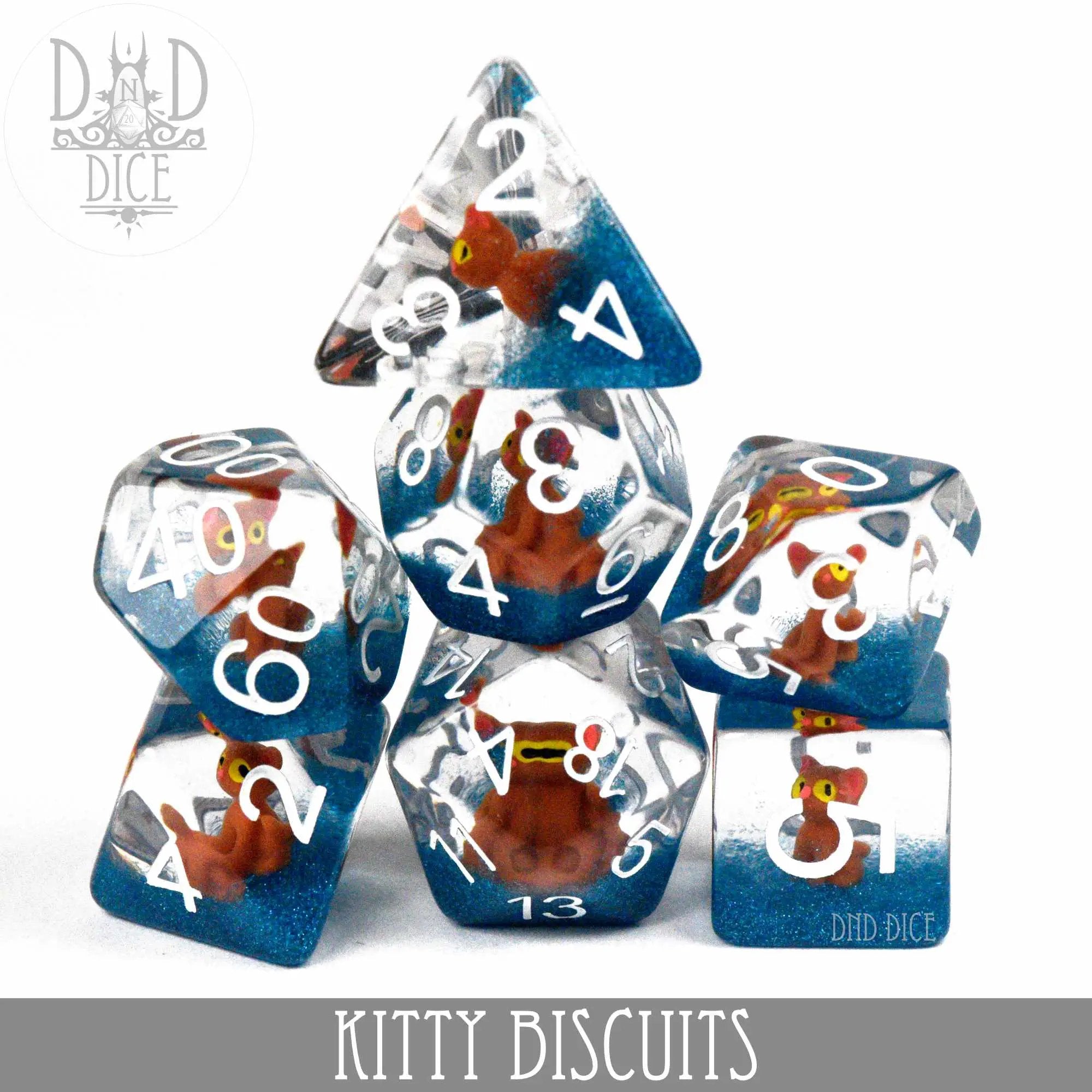 Kitty Biscuits Dice Set by DNDDICE.COM