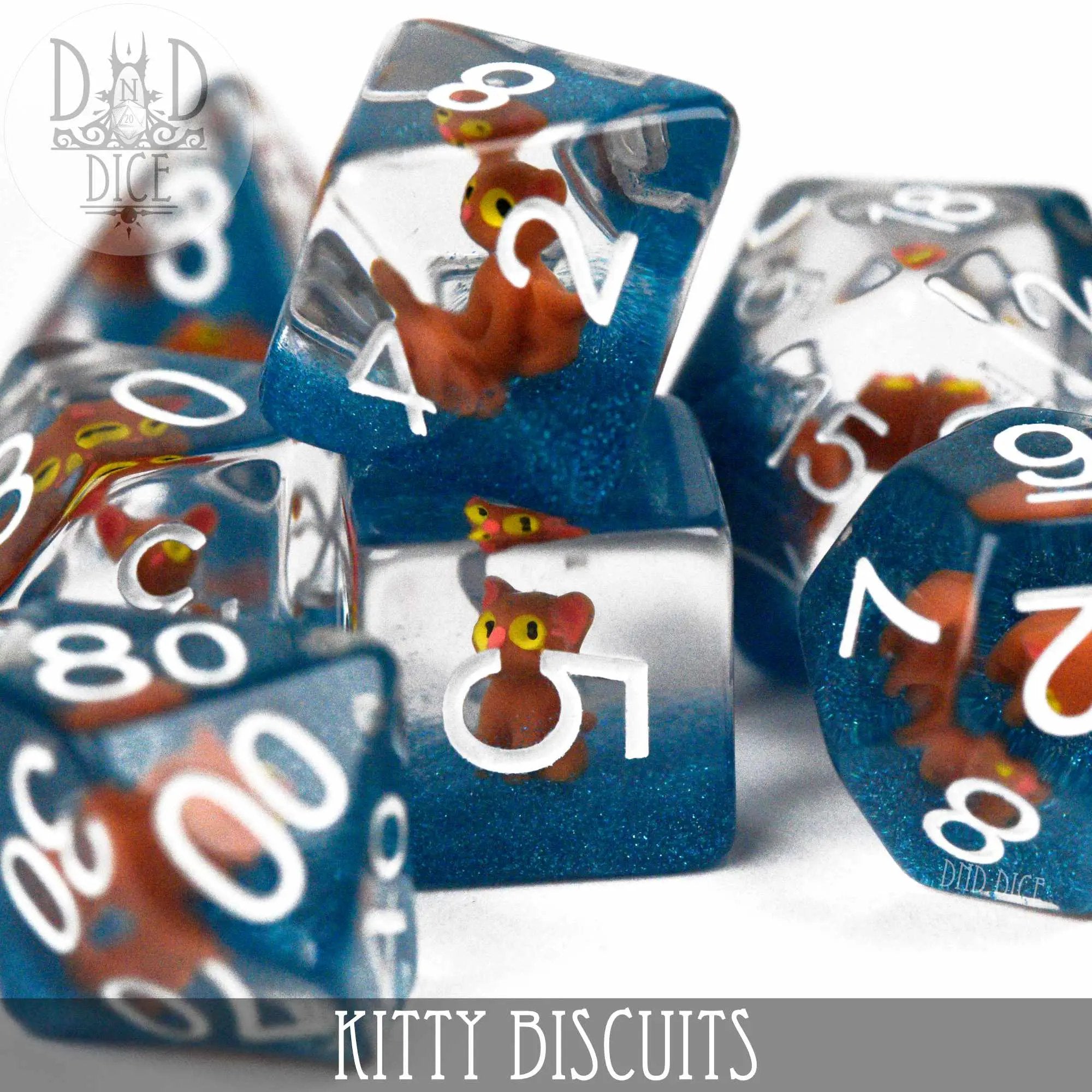Kitty Biscuits Dice Set by DNDDICE.COM