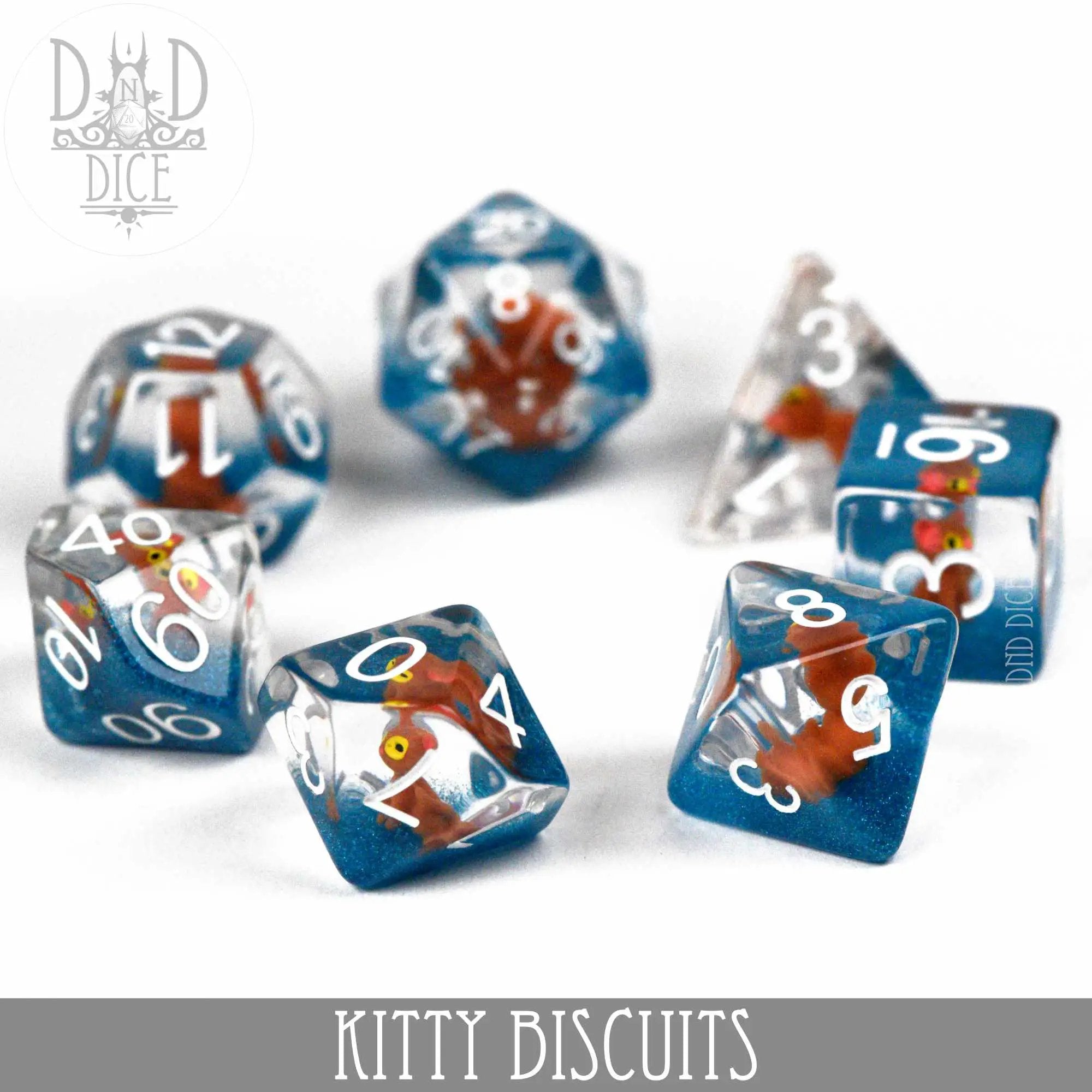 Kitty Biscuits Dice Set by DNDDICE.COM