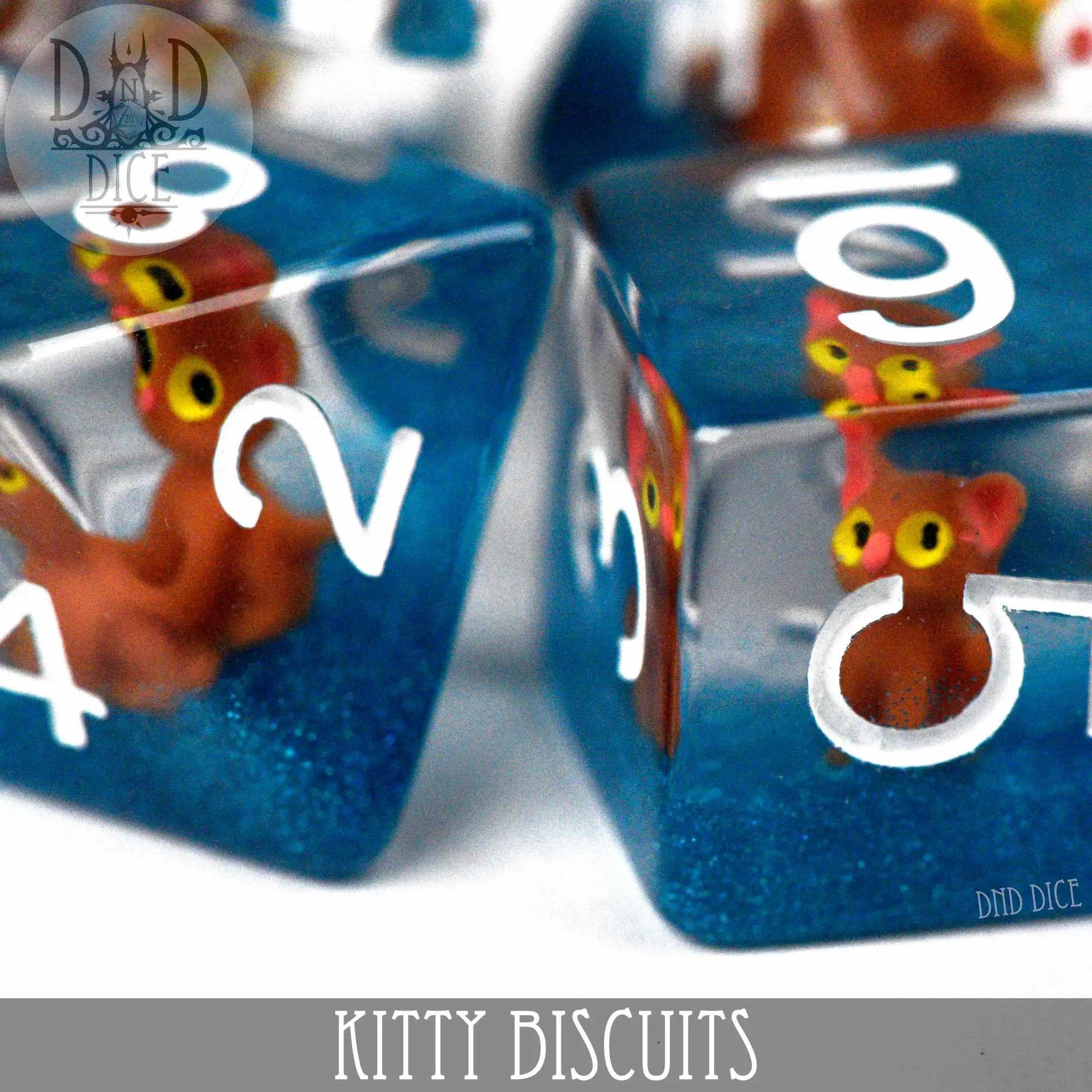 Kitty Biscuits Dice Set by DNDDICE.COM