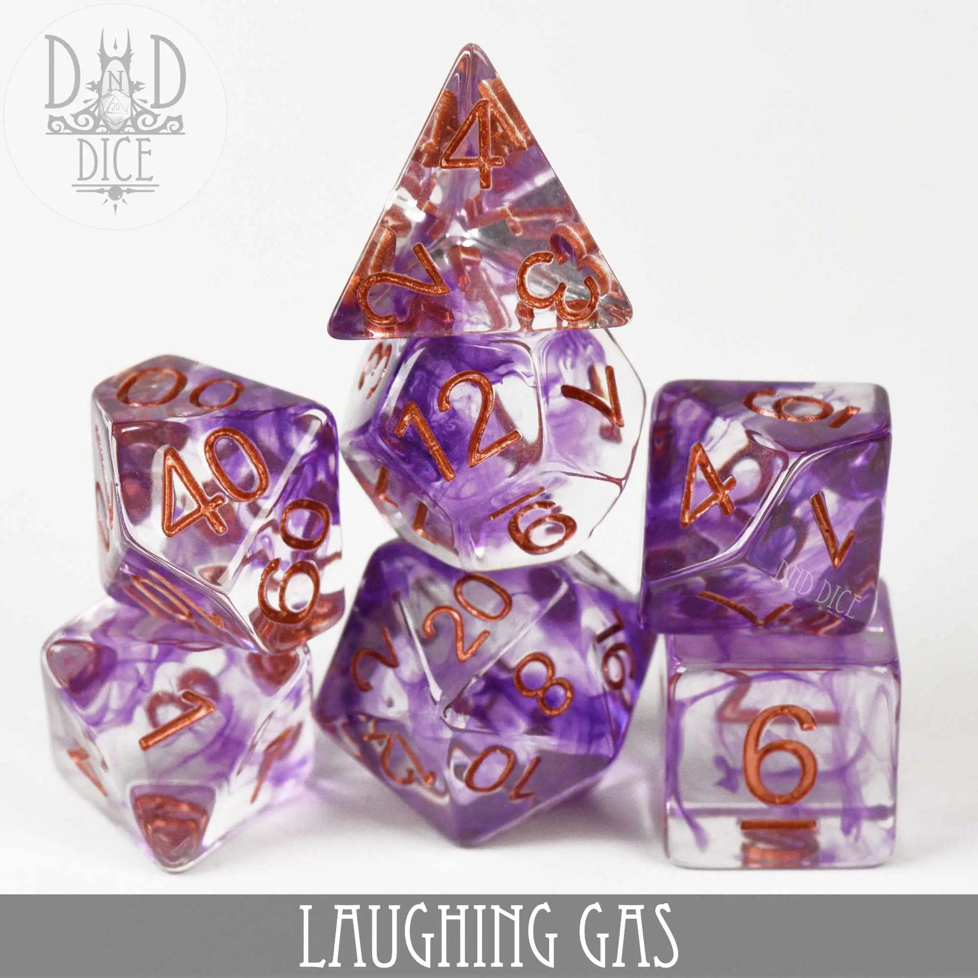 Laughing Gas Dice Set by DNDDICE.COM