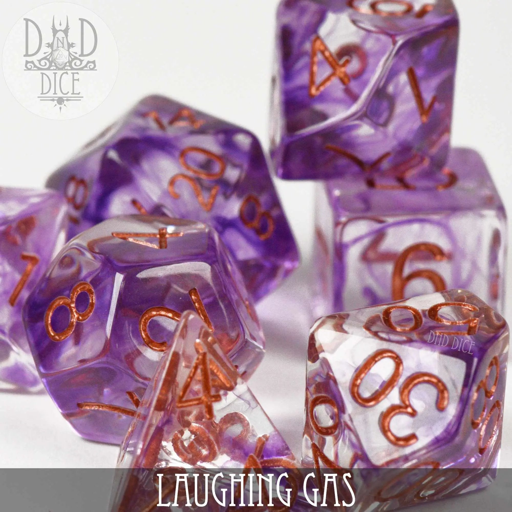 Laughing Gas Dice Set by DNDDICE.COM