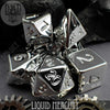 Liquid Mercury Dice Set by DNDDICE.COM