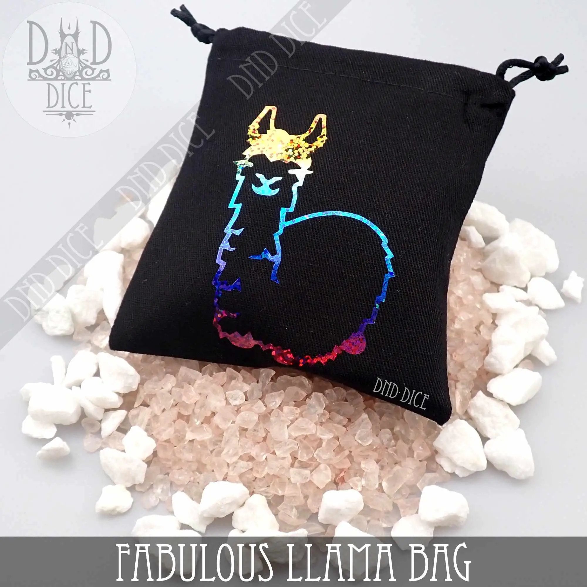 Fabulous Llama Dice Bag by DNDDICE.COM