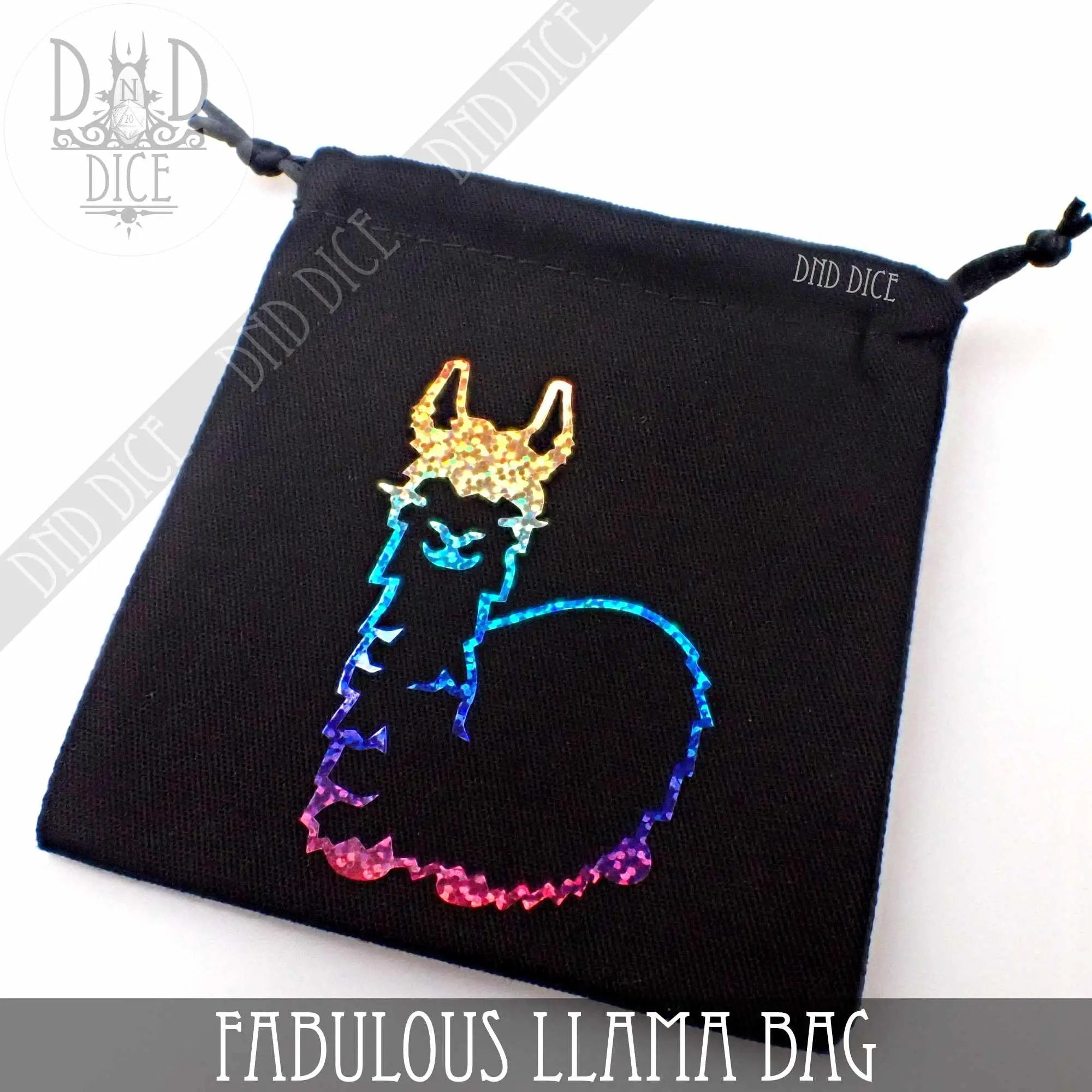 Fabulous Llama Dice Bag by DNDDICE.COM