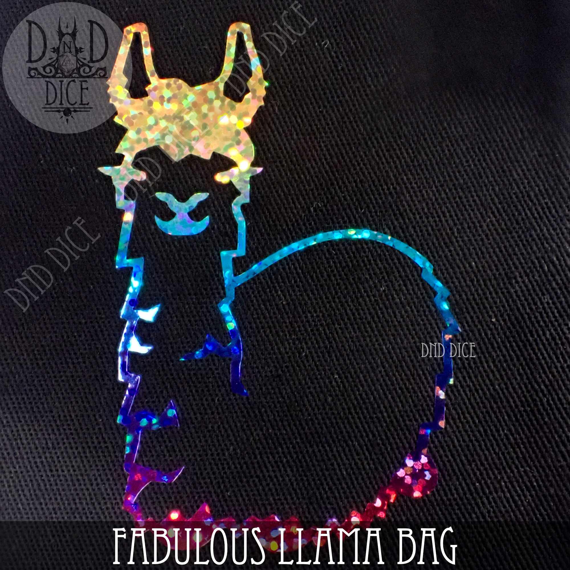 Fabulous Llama Dice Bag by DNDDICE.COM