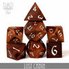Lost Cabin Wood Dice Set (Gift Box) by DNDDICE.COM