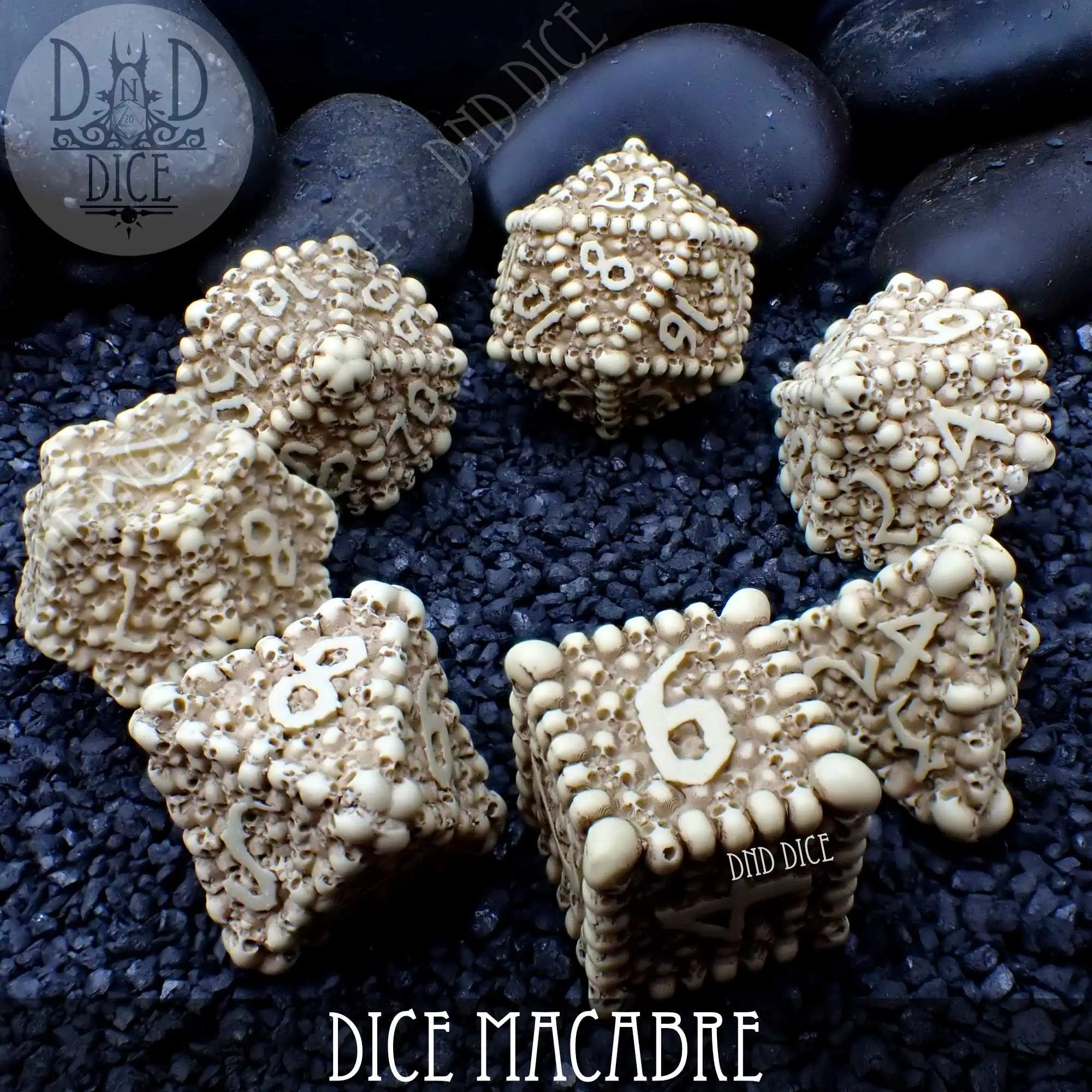 Dice Macabre Set by DNDDICE.COM