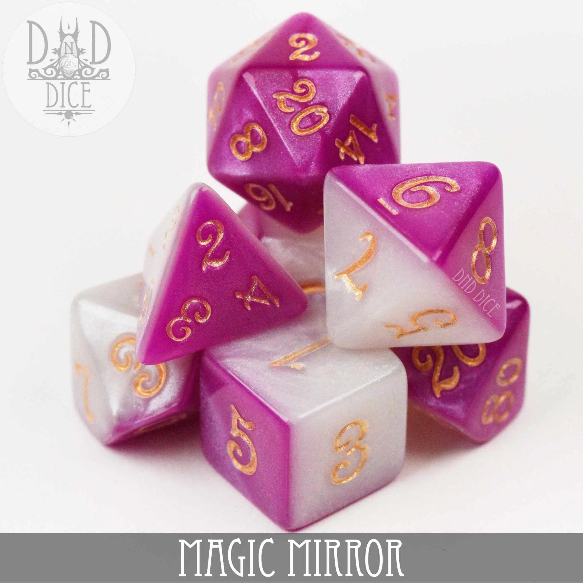 Magic Mirror Dice Set by DNDDICE.COM