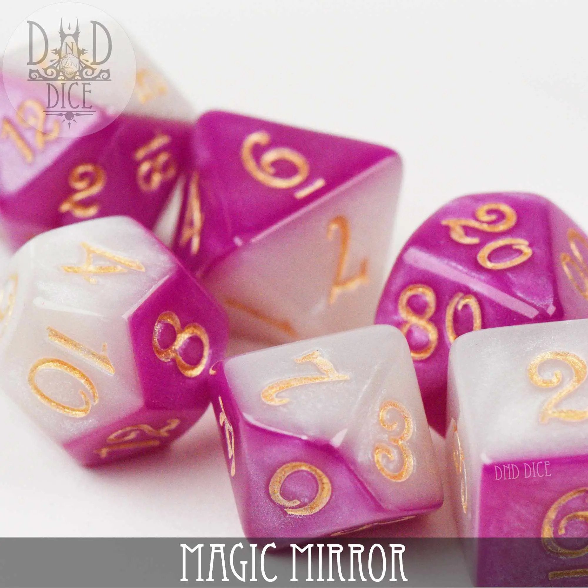Magic Mirror Dice Set by DNDDICE.COM
