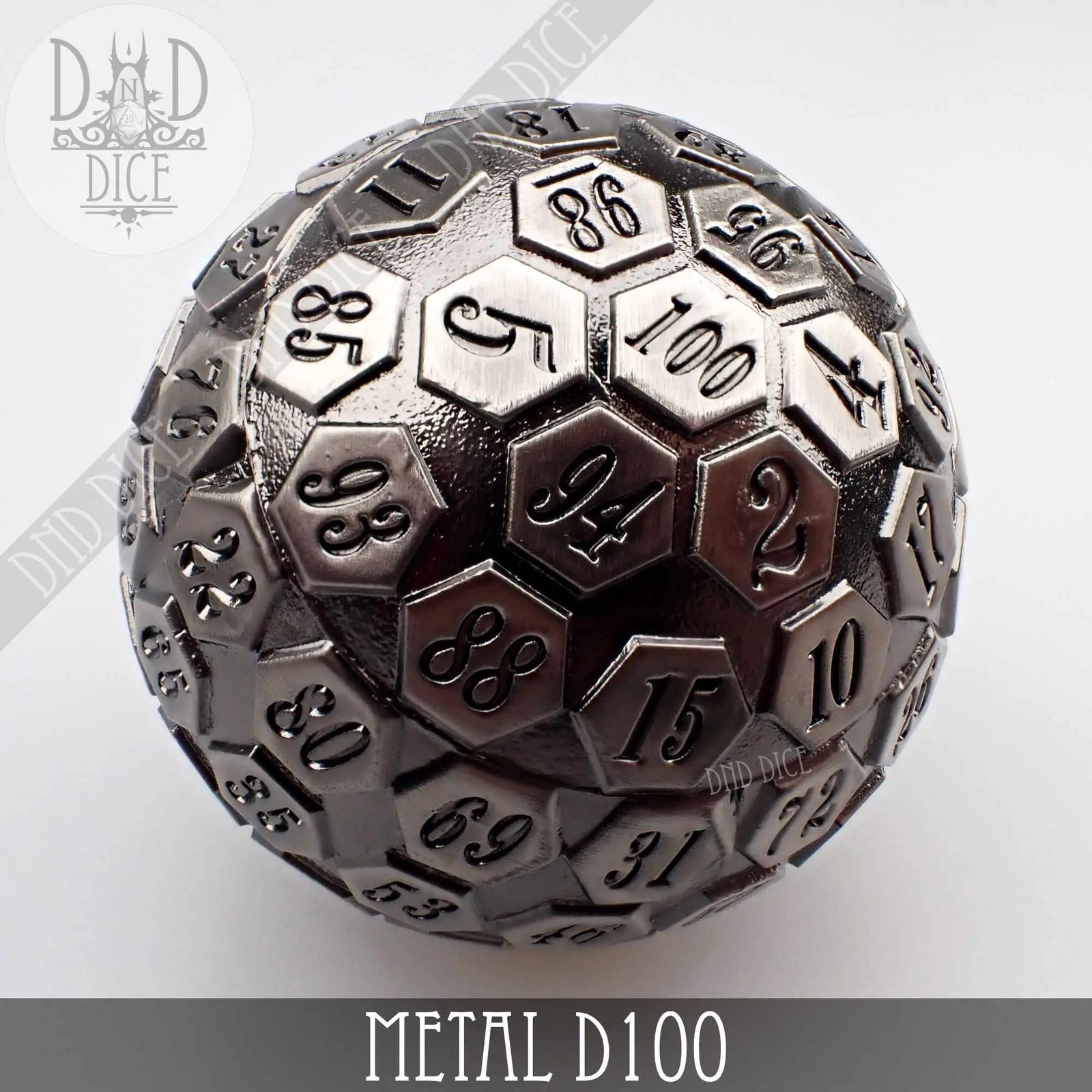 Metal D100 (4 Colors) by DNDDICE.COM