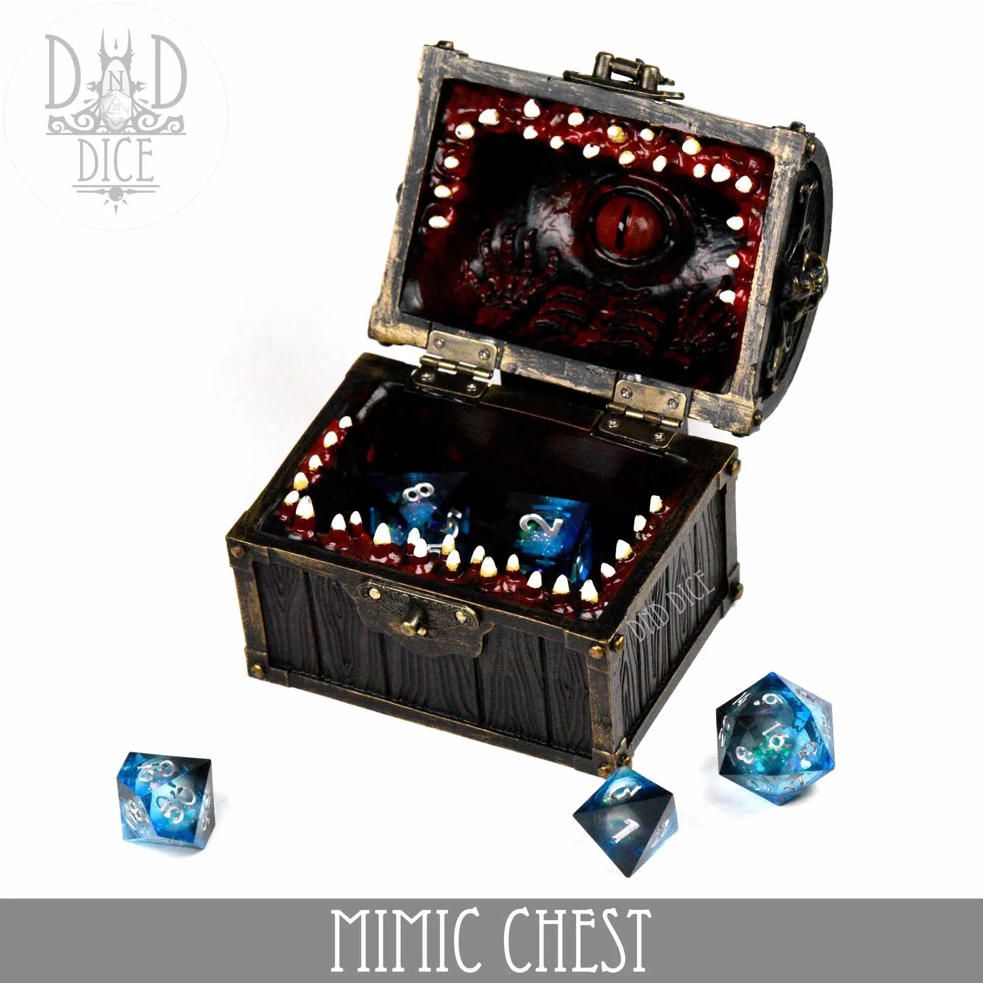 Mimic Chest Dice Box by DNDDICE.COM
