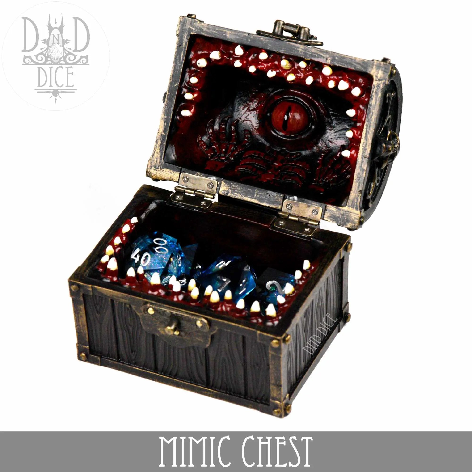 Mimic Chest Dice Box by DNDDICE.COM
