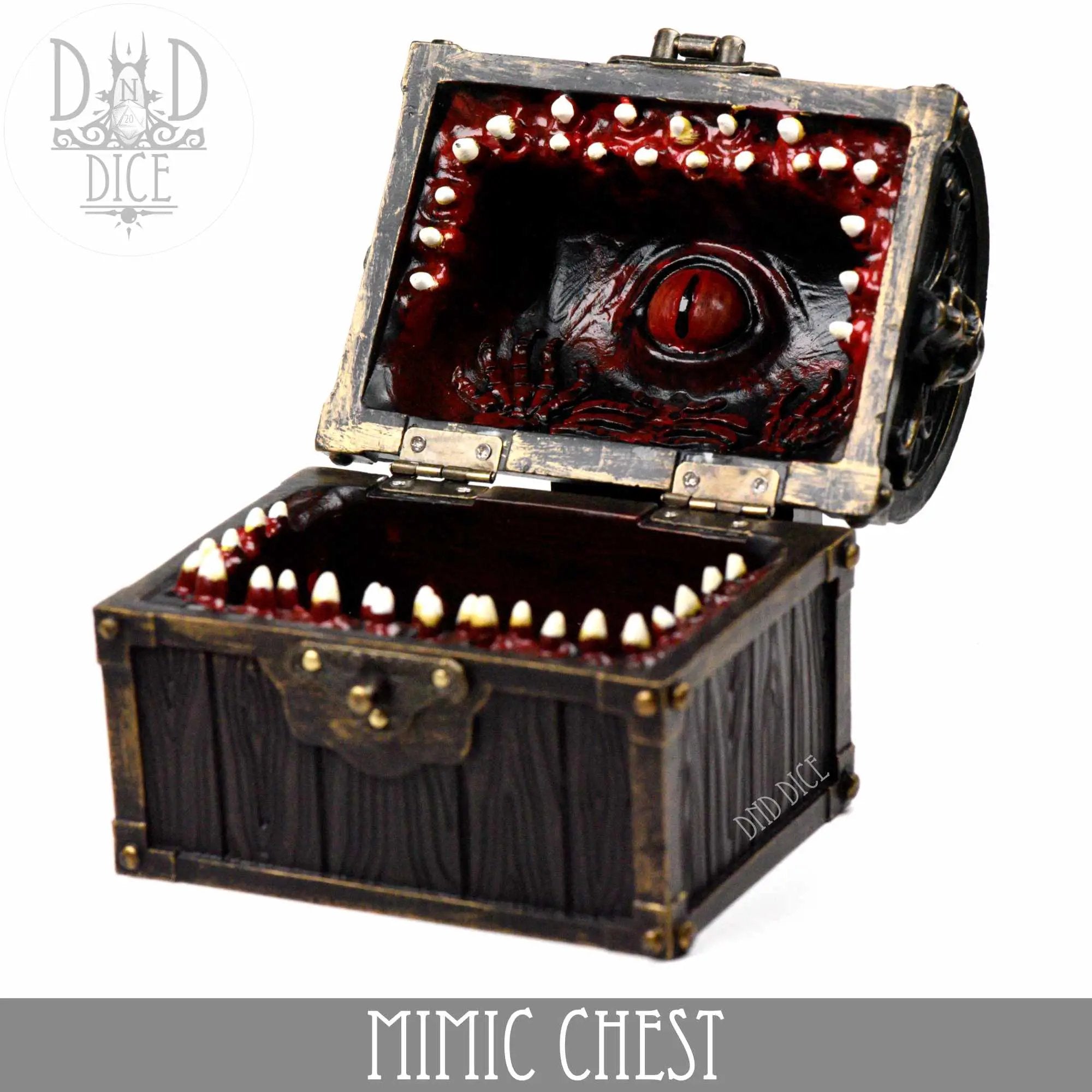 Mimic Chest Dice Box by DNDDICE.COM