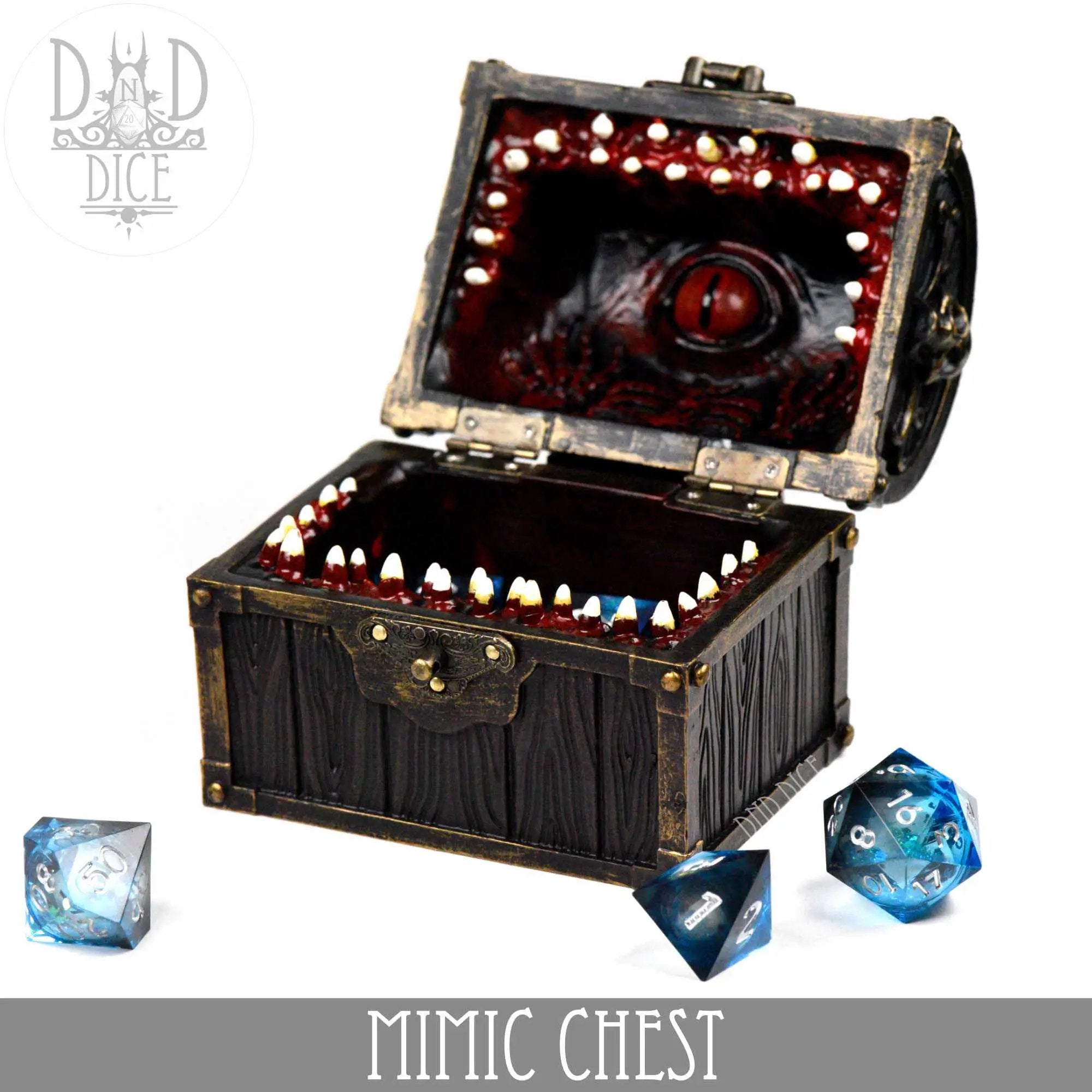 Mimic Chest Dice Box by DNDDICE.COM