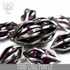 Mind Cage Purple - Metal Dice Set (Gift Box) by DNDDICE.COM