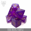 Mini Royal Purple Dice Set (10mm) by DNDDICE.COM