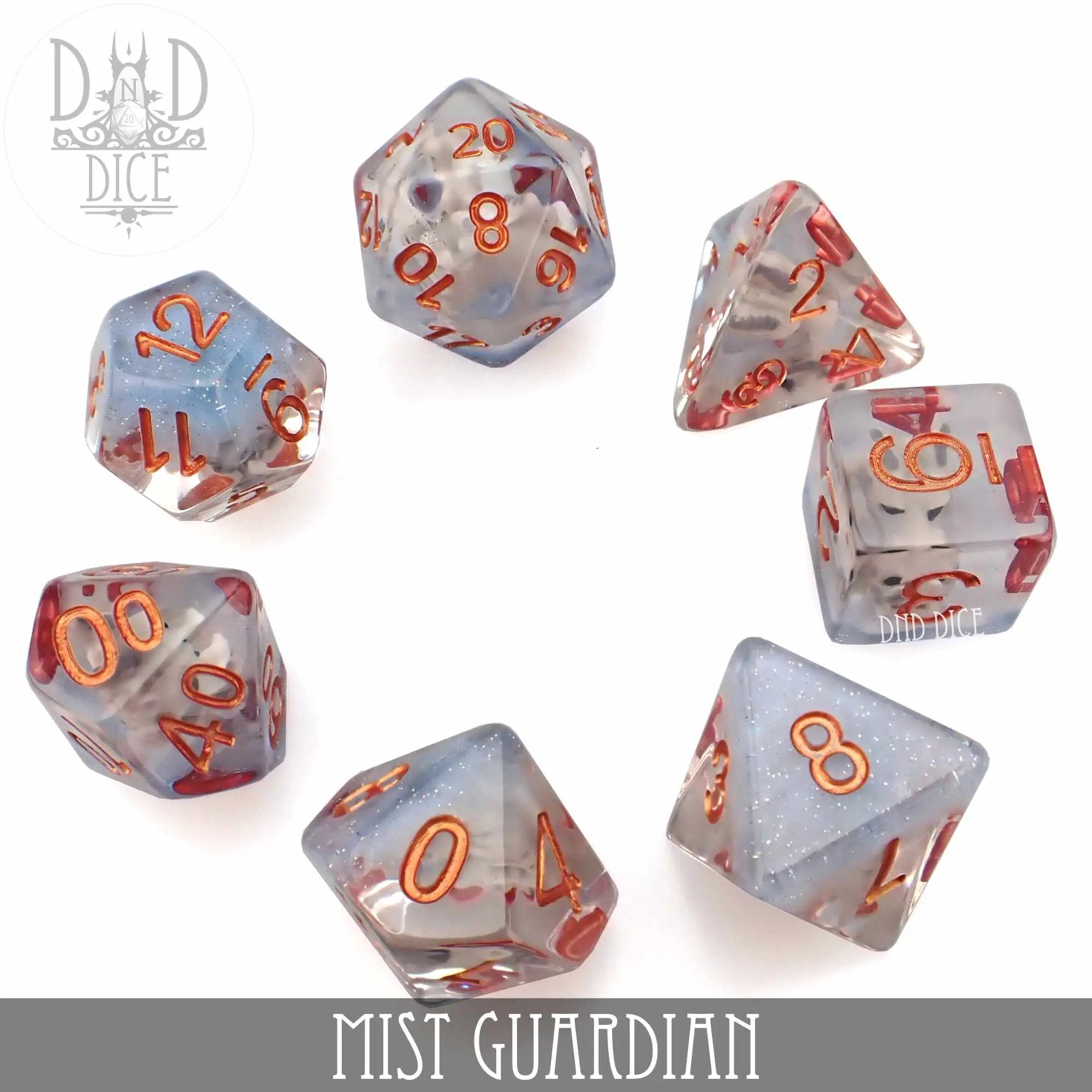Mist Guardian Dice Set by DNDDICE.COM