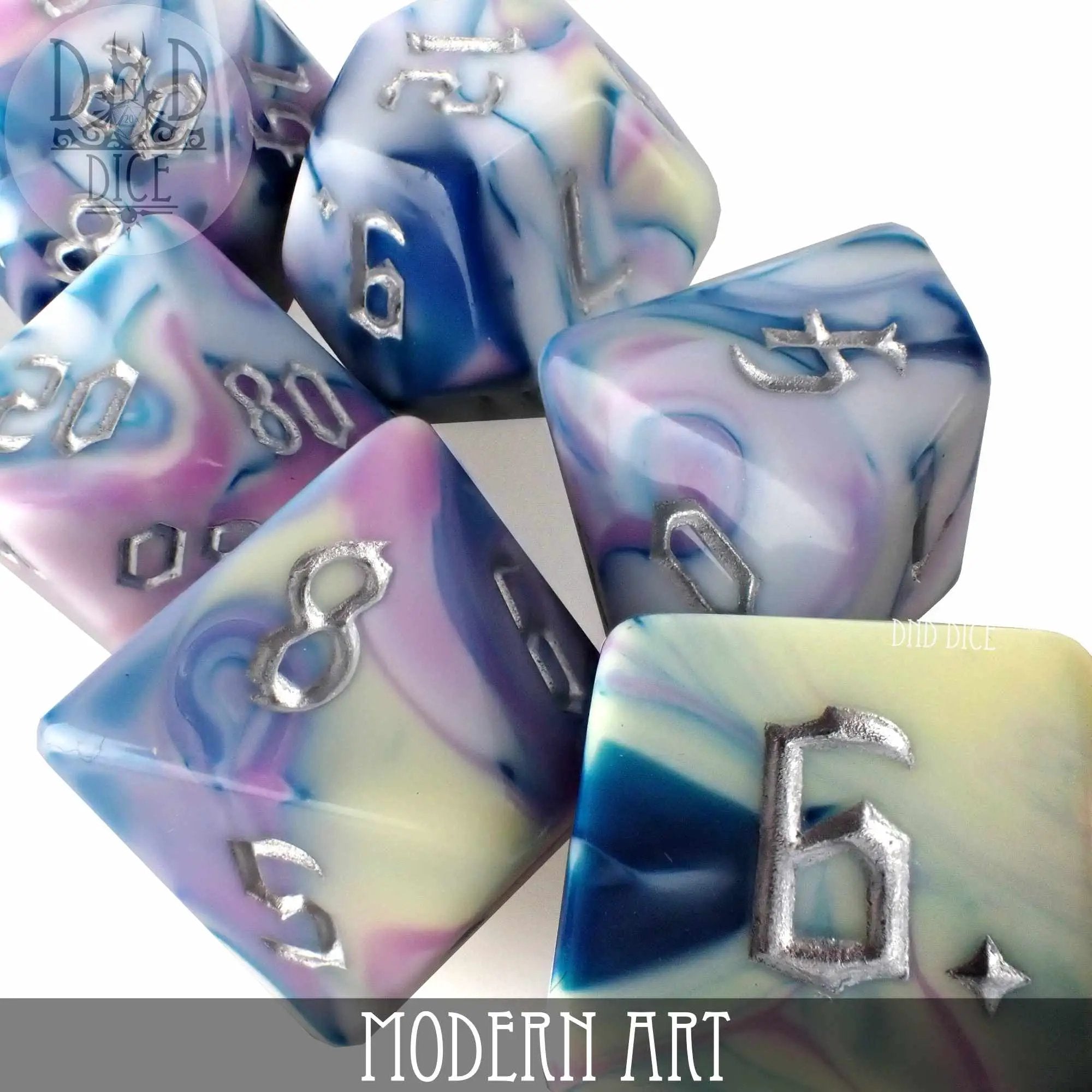 Modern Art Dice Set by DNDDICE.COM