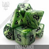 Moss Garden Dice Set by DNDDICE.COM