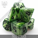 Moss Garden Dice Set by DNDDICE.COM